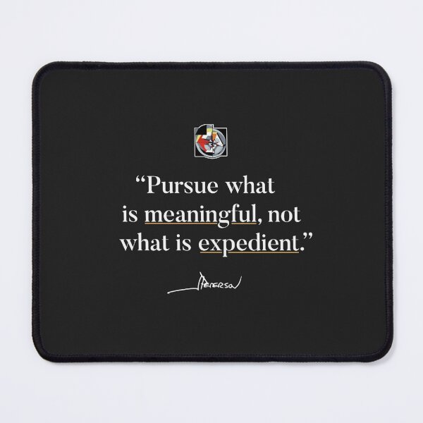 Item preview, Pursue what is meaningful - Jordan Peterson designed and sold by ChaosAndOrder.