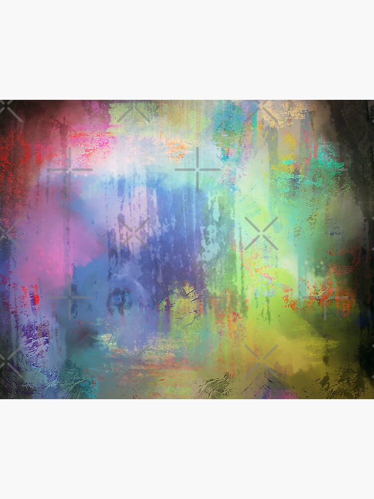 Thumbnail 3 of 3, Sticker, Digital Abstract designed and sold by wayneflint.