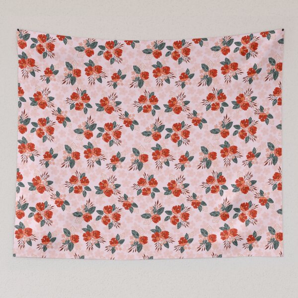 Artikelvorschau, Magenta Flowers_03 Farbe des Jahres Modern_Brown entworfen und verkauft von ElaMilkoDESIGN.
