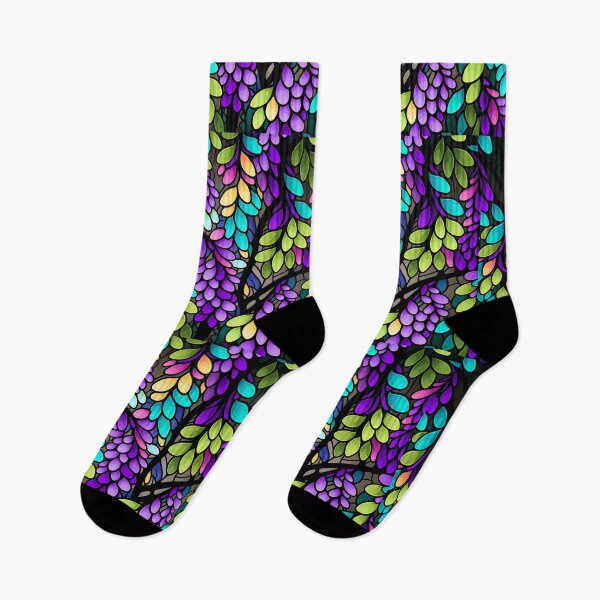 Item preview, Wisteria floral pattern  designed and sold by Christolamber.