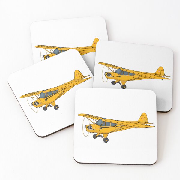 Item preview, Piper J-3 Cub Airplane Art designed and sold by RampRatGear.