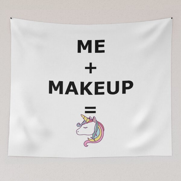 Item preview, Makeup Makes Me a Unicorn designed and sold by Soomz.