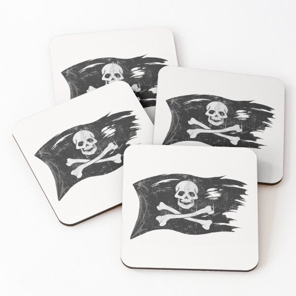 Item preview, Pirate Ship Black And White designed and sold by EROUISE.
