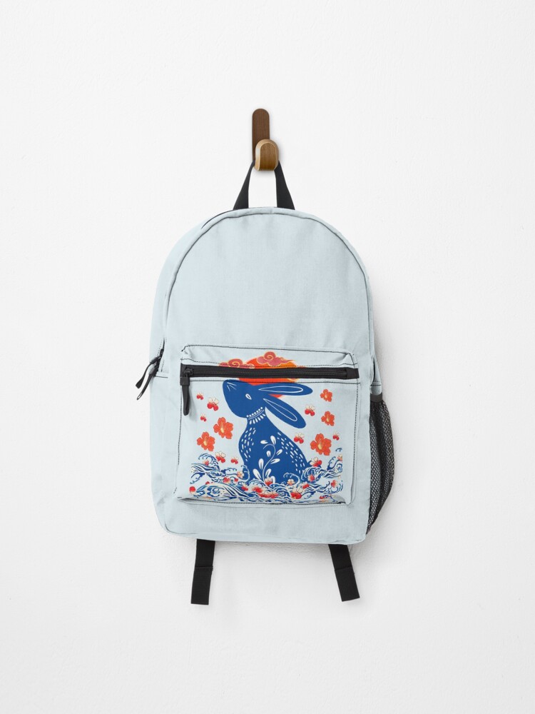 Thumbnail 1 of 3, Backpack, Water Rabbit designed and sold by Perceptible.