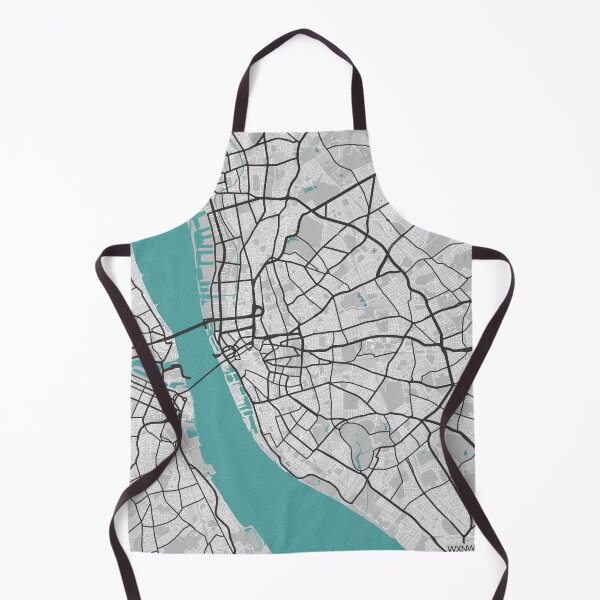 Item preview, Liverpool England UK Map - Minimal Style w/ Roads designed and sold by wxnw-designs.