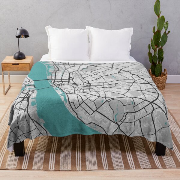 Item preview, Liverpool England UK Map - Minimal Style w/ Roads designed and sold by wxnw-designs.