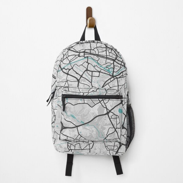 Item preview, Manchester England UK Map - Minimal Style w/ Roads designed and sold by wxnw-designs.