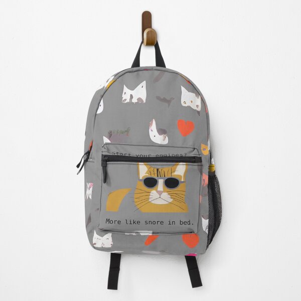 Item preview, Start your engines? More like snore in bed. like a cat [AI generated, AI art ] designed and sold by 3ac-Arts.
