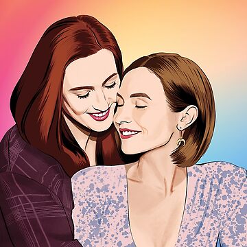Artwork thumbnail, Wayhaught Saturated Rainbow (Wynonna Earp) by kindnessuntamed