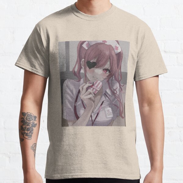 Doki Doki Literature Club Natsuki Play With Me Adult Med Black T Shirt  Anime