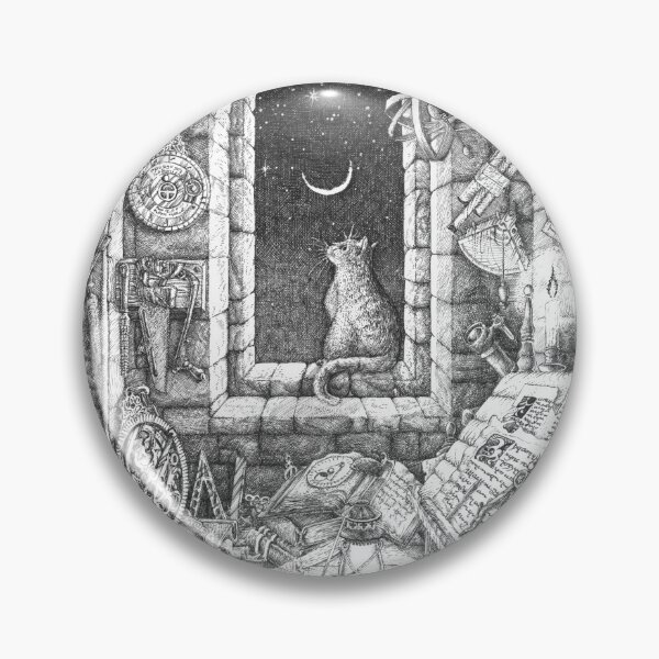 Artikelvorschau, Die Katze und der Mond entworfen und verkauft von HSillustrator.