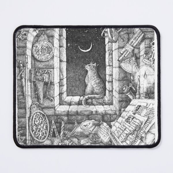 Item preview, The cat and the moon designed and sold by HSillustrator.