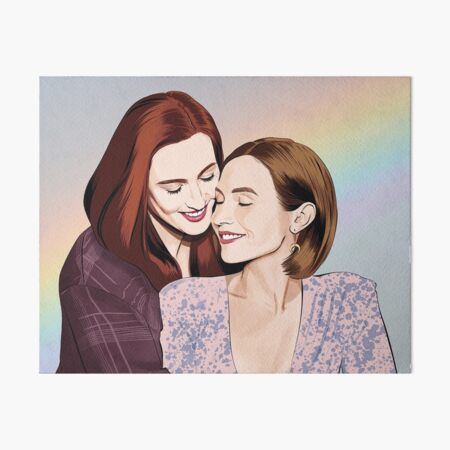 Wayhaught Subtle Rainbow (Wynonna Earp) Art Board Print