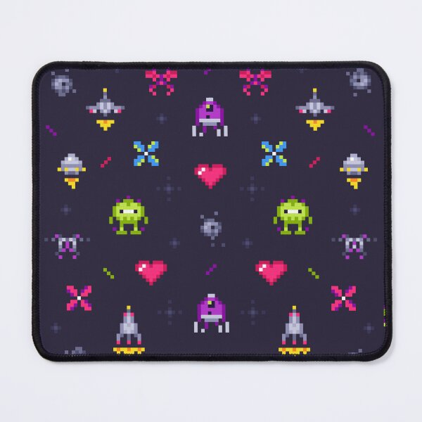 Item preview, Retro Gamer Invaders Pattern designed and sold by MamaNeeaDesigns.