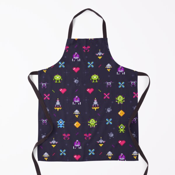Item preview, Retro Gamer Invaders Pattern designed and sold by MamaNeeaDesigns.