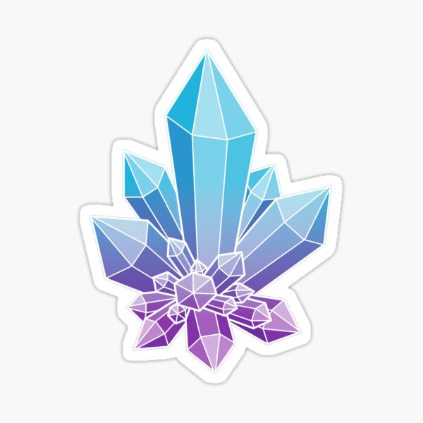 Galaxy Crystal Cluster Sticker for Sale by joshgrigg