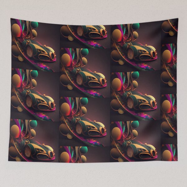 Item preview, Surreal - Abstract - Neon - Supercar - Custom Digital Art Design designed and sold by TheHappyK.