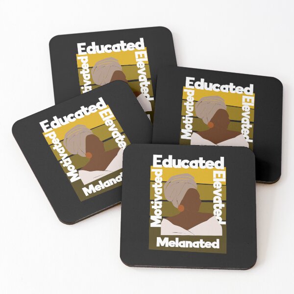 Item preview, Educated Motivated Elevated Melanated | Melanin | Black Queen  designed and sold by TeesByAngelzB.
