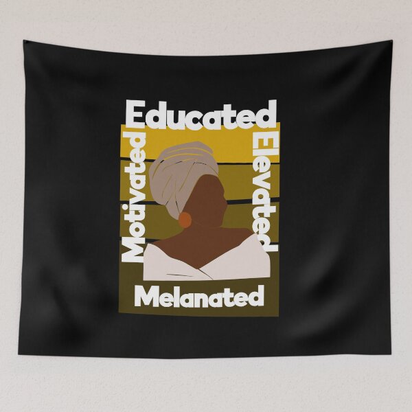 Item preview, Educated Motivated Elevated Melanated | Melanin | Black Queen  designed and sold by TeesByAngelzB.