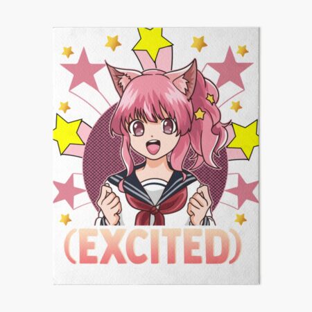 Excited Face Anime Art Board Prints for Sale | Redbubble Excited Face Anime Art Board Prints for Sale | Redbubble