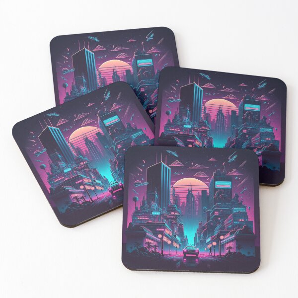 Item preview, Retrowave Cityscape #2 designed and sold by Viktor Surzhko.