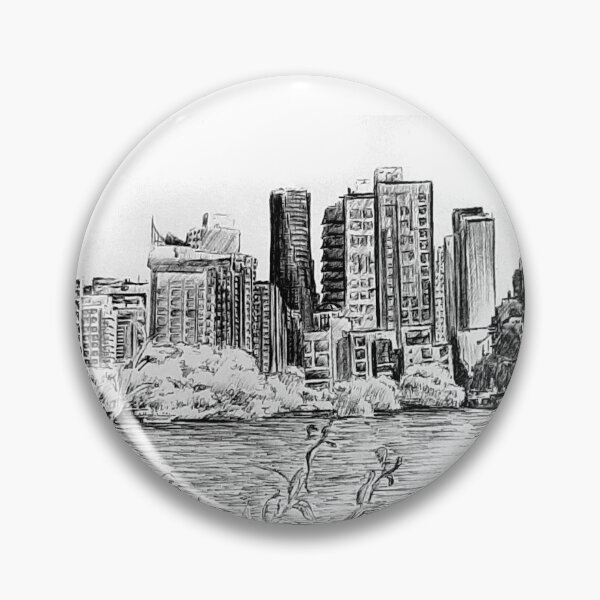 Item preview, Vancouver Skyline across the Bay designed and sold by FictiveArt.