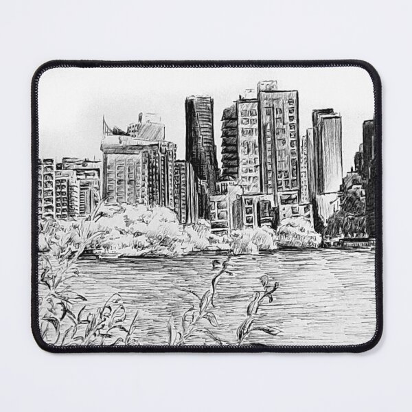 Item preview, Vancouver Skyline across the Bay designed and sold by FictiveArt.