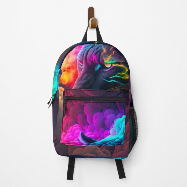Item preview, Black Panther - Jaguar - with neon colors. designed and sold by AdamesArtStudio.