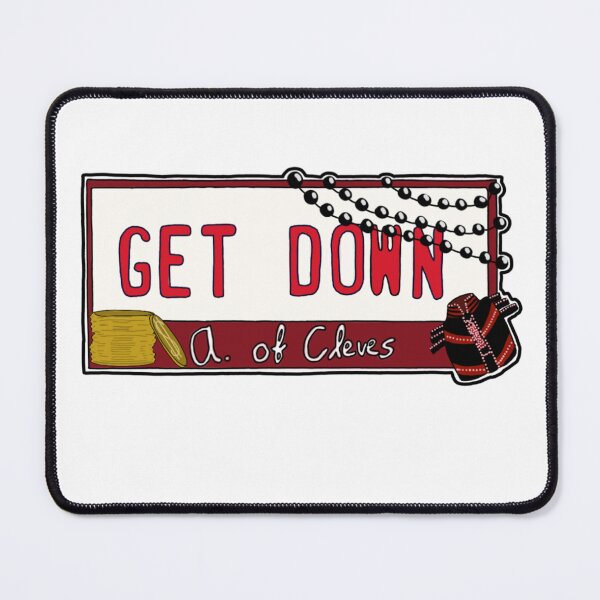 Item preview, Anna of Cleves Get Down License Plate designed and sold by sixofheartsart.