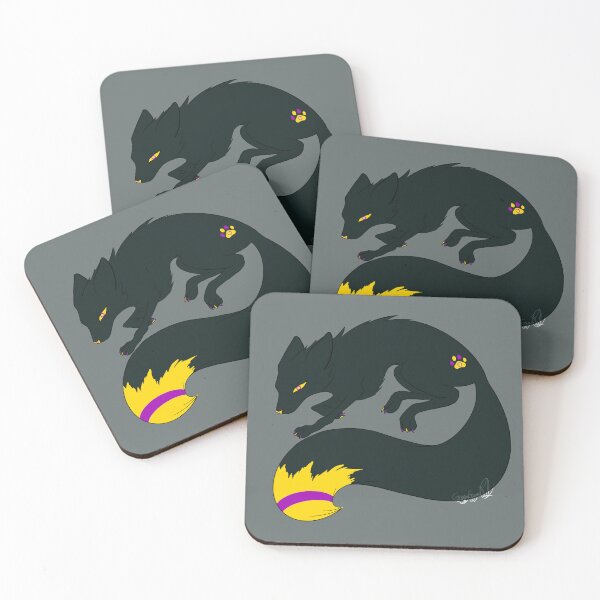 Item preview, Intersex Flag Fox designed and sold by GrinningGinger.