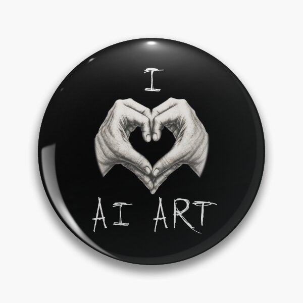 Item preview, I love AI Art designed and sold by theredteacup.