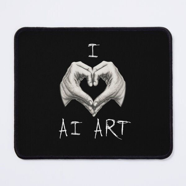 Item preview, I love AI Art designed and sold by theredteacup.