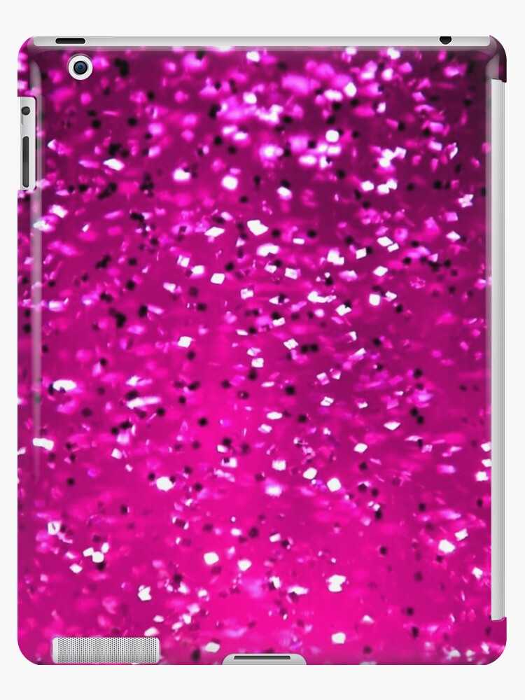 Pretty Pink Glitter Sparkles Design | iPad Case & Skin