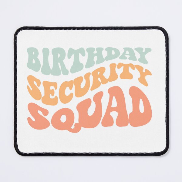 Item preview, Birthday Security Squad Shirt designed and sold by FauzIDEA.