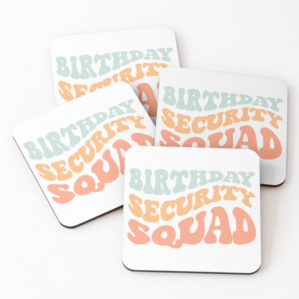 Item preview, Birthday Security Squad Shirt designed and sold by FauzIDEA.