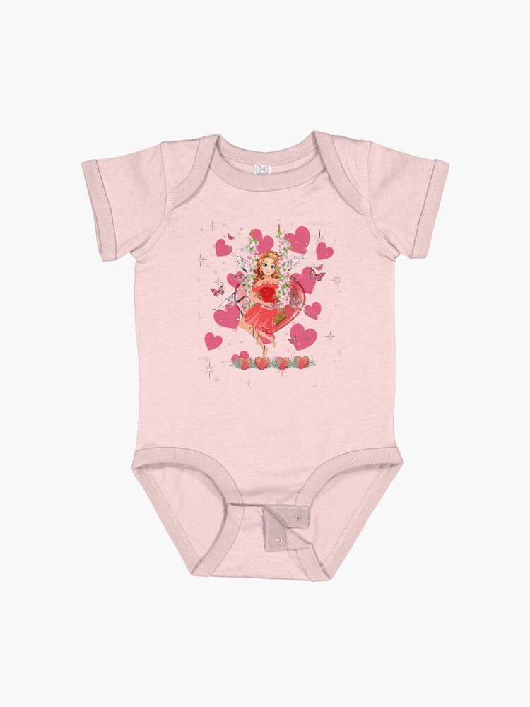 Thumbnail 1 of 2, Baby One-Piece, Felicia's Valentine Wrapped In Love Collection designed and sold by TeelieTurner.