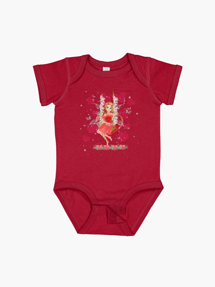 Thumbnail 1 of 2, Baby One-Piece, Felicia's Valentine Wrapped In Love Collection designed and sold by TeelieTurner.