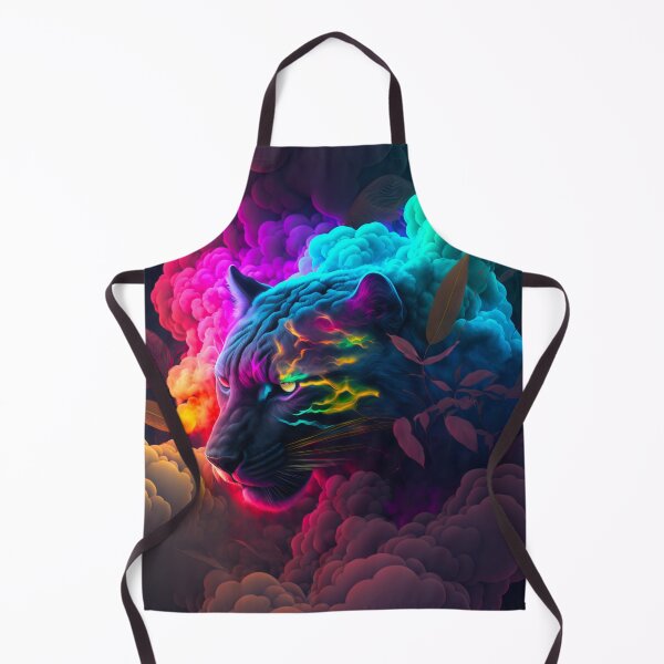 Item preview, Black Panther - Jaguar - with neon colors. designed and sold by AdamesArtStudio.