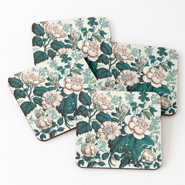 Item preview, Victorian Botanical Pretty Floral Print Pattern designed and sold by SeanG989.