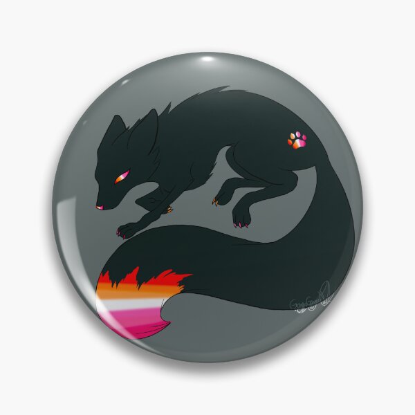 Item preview, Lesbian Pride Flag Fox designed and sold by GrinningGinger.