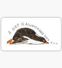 Pingouin au repos Sticker
