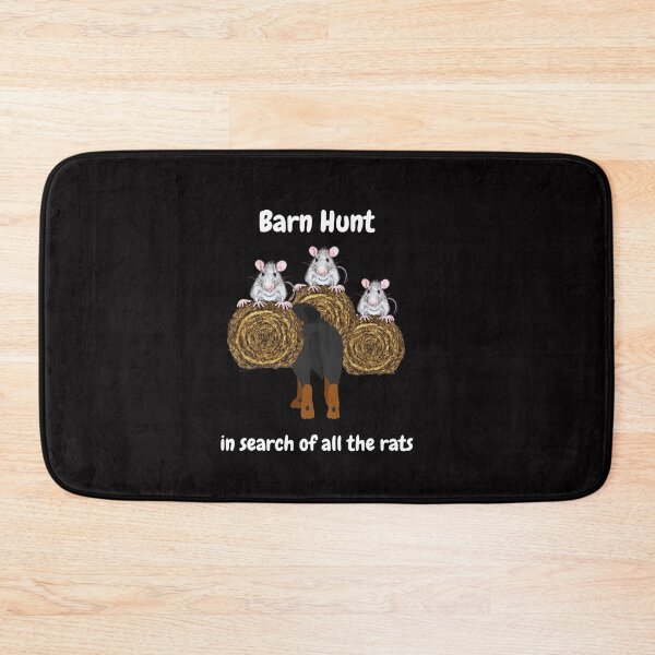 Item preview, Funny Barn Hunt - in search of all the rats with a Tailed Rottweiler designed and sold by Just4doglovers.