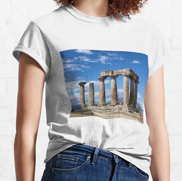 Temple of Apollo at Corinth Classic T-Shirt