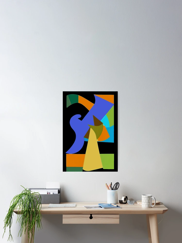 Thumbnail 2 of 3, Poster, Geometric Rhyme designed and sold by TiltedCode.