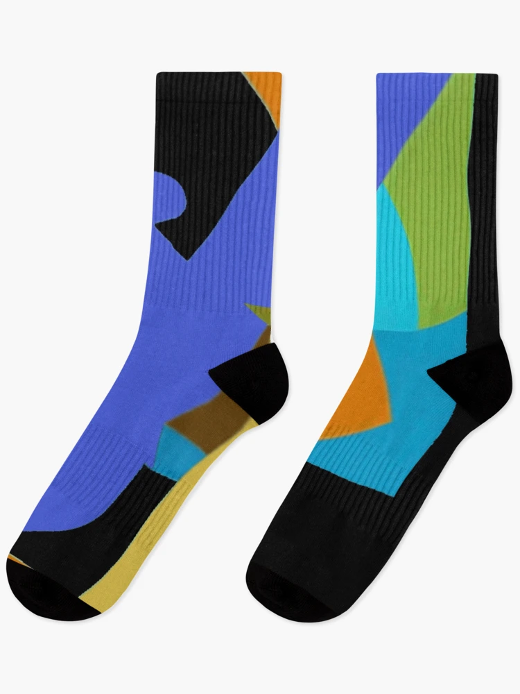 Thumbnail 1 of 5, Socks, Geometric Rhyme designed and sold by TiltedCode.