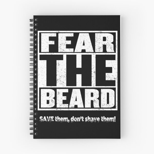 Item preview, FEAR THE BEARD,Save It Don't Shave It  cool, funny gift for hip beard lovers designed and sold by DamnCoolStuff.