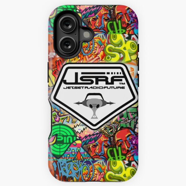 Vista previa del artículo con la obra «Collage de pared de graffiti de Jet Set Radio Future (JSRF) con logotipo completo», diseñado y vendido por everything4eva.