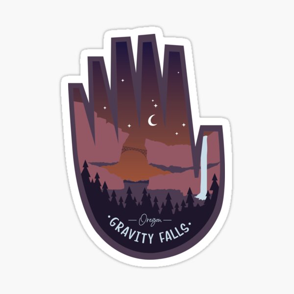 Item preview, Gravity Falls at Night designed and sold by Batg1rl.