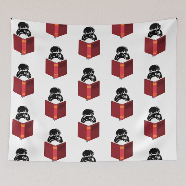 Item preview, She's a reader designed and sold by River Graphic Design.
