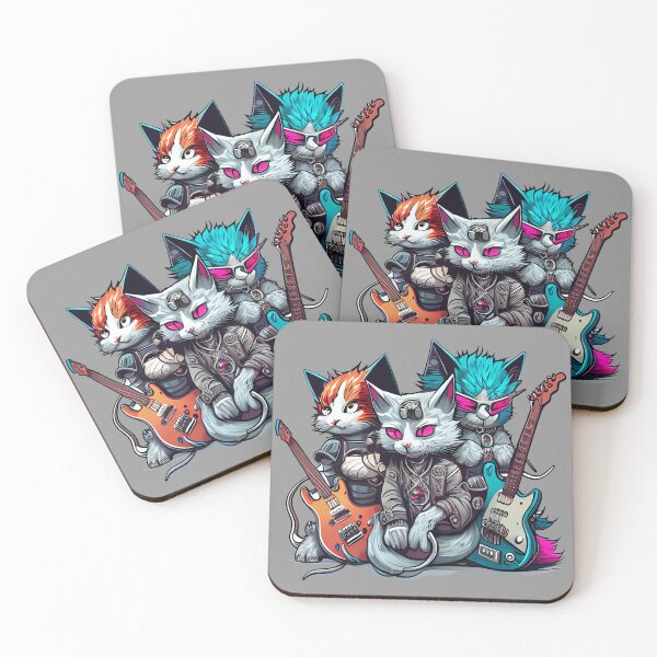 Item preview, Cats Like Metal 1 designed and sold by refosena.